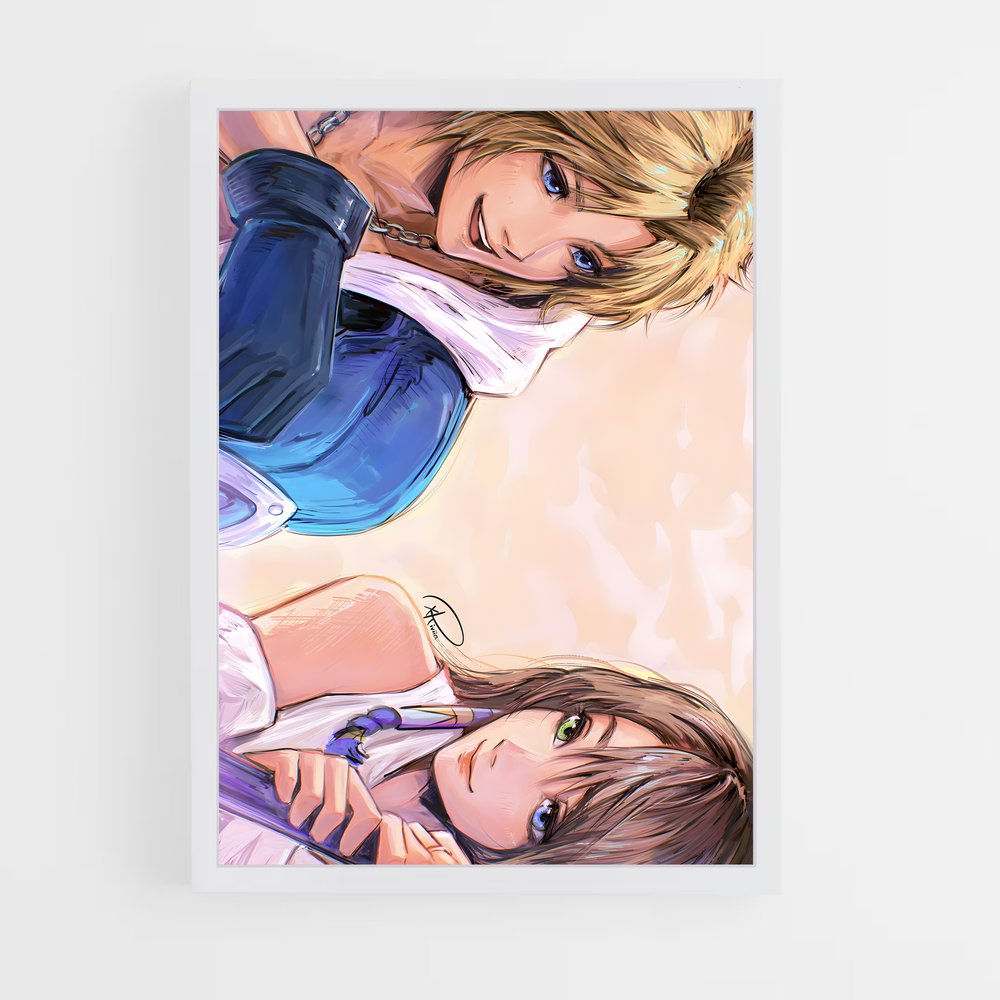 Poster Duo Éthéré – affiche Final Fantasy (vue 3)